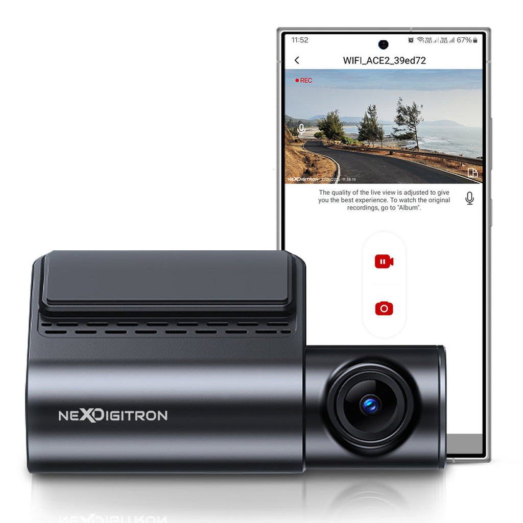 NEXDIGITRON NEO DashCam, Full HD 1080P